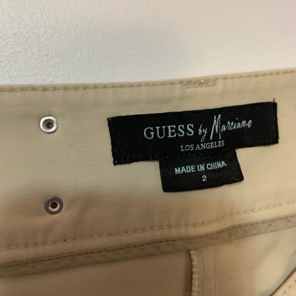 Beige size 2 guess flare jeans - Picture 4 of 5